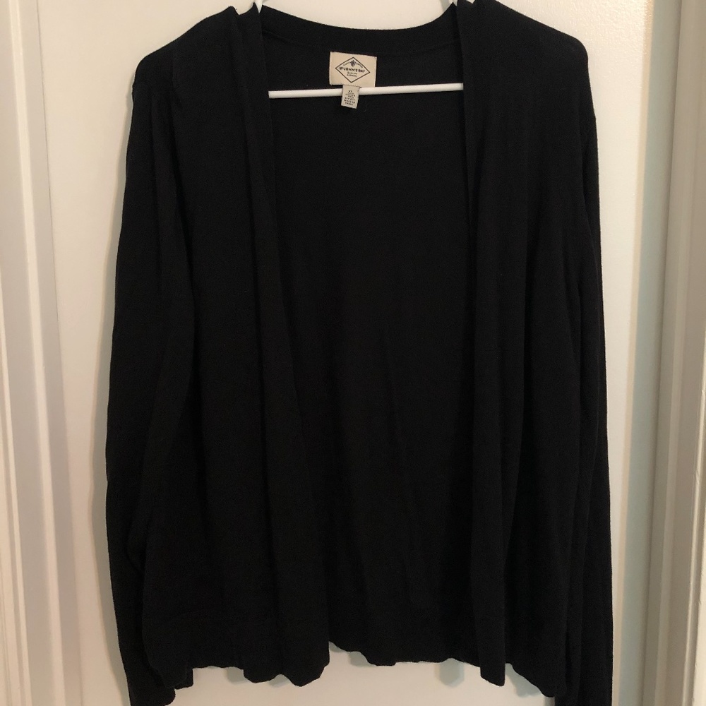 St. John's Bay Long Sleeve Open Cardigan